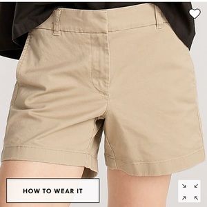 ✨ NWT J. Crew Classic Stretch Tan Chino Short ✨
